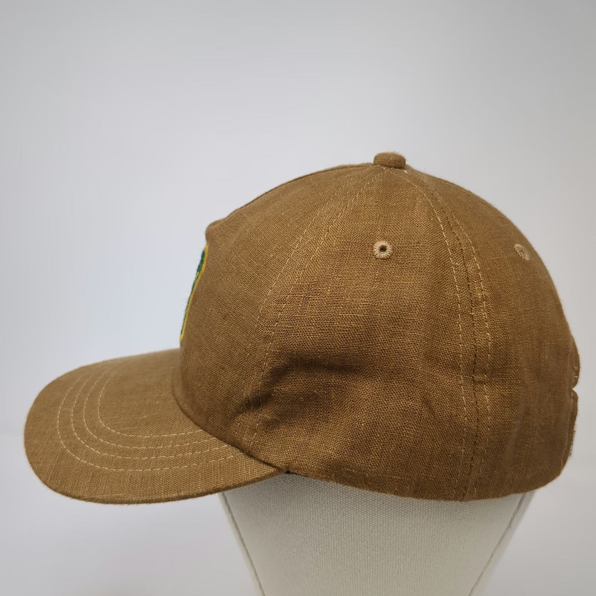 Rustek 5 Panel Brown One Size Hat Public Land Owner Hemp Bamboo Cork Slideback