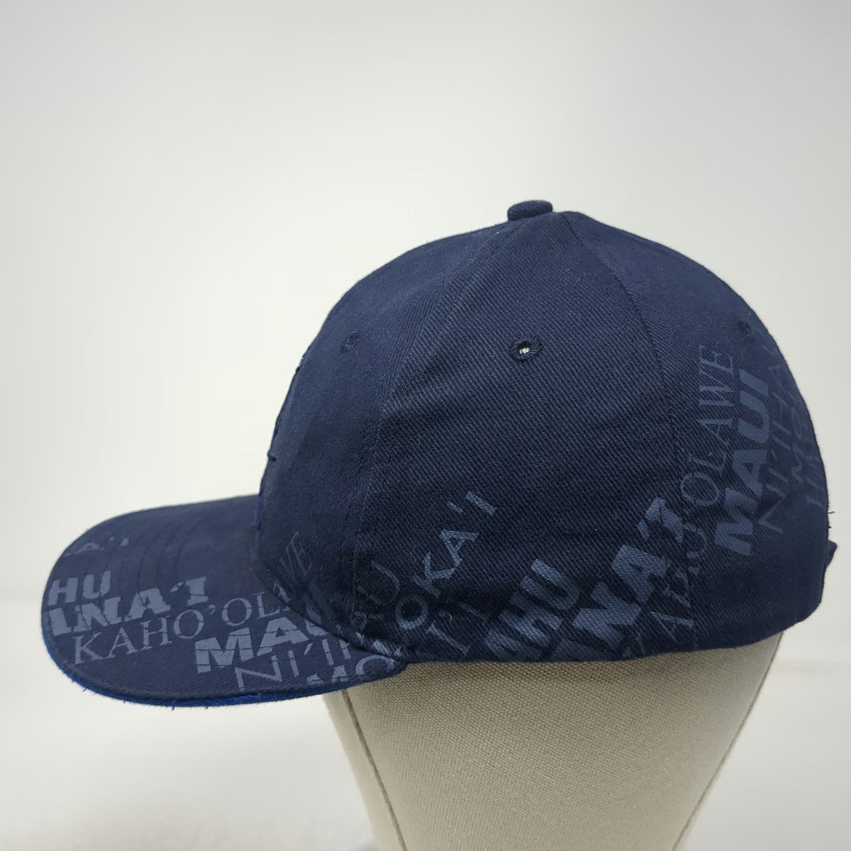 Surfware Hawaii Baseball Cap Blue One Size Maui Kauai Island Surfer Allover Hat