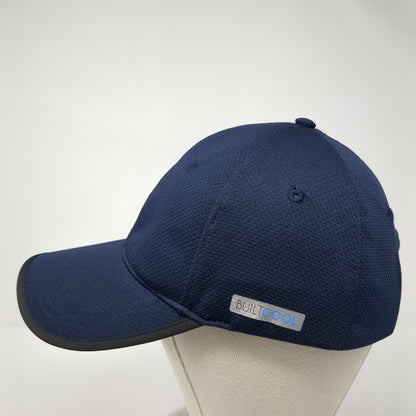 Built Cool Slideback Hat Blue One Size Adjustable Solid 6 Panel Outdoor