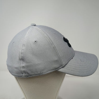 Under Armour Baseball Cap Gray XL Fitted Mesh Stretch Fit Breathable Hat