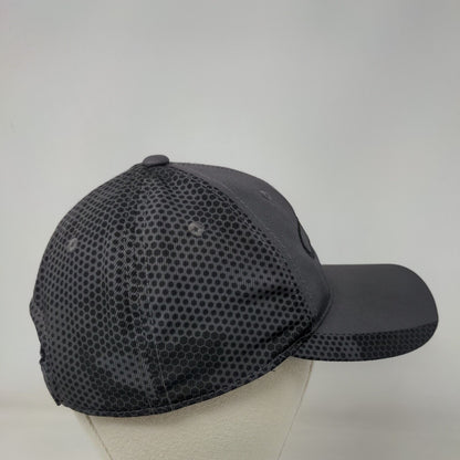 CMD Strapback Hat Gray One Size Adjustable Embroidered Sport-Tek Polyester