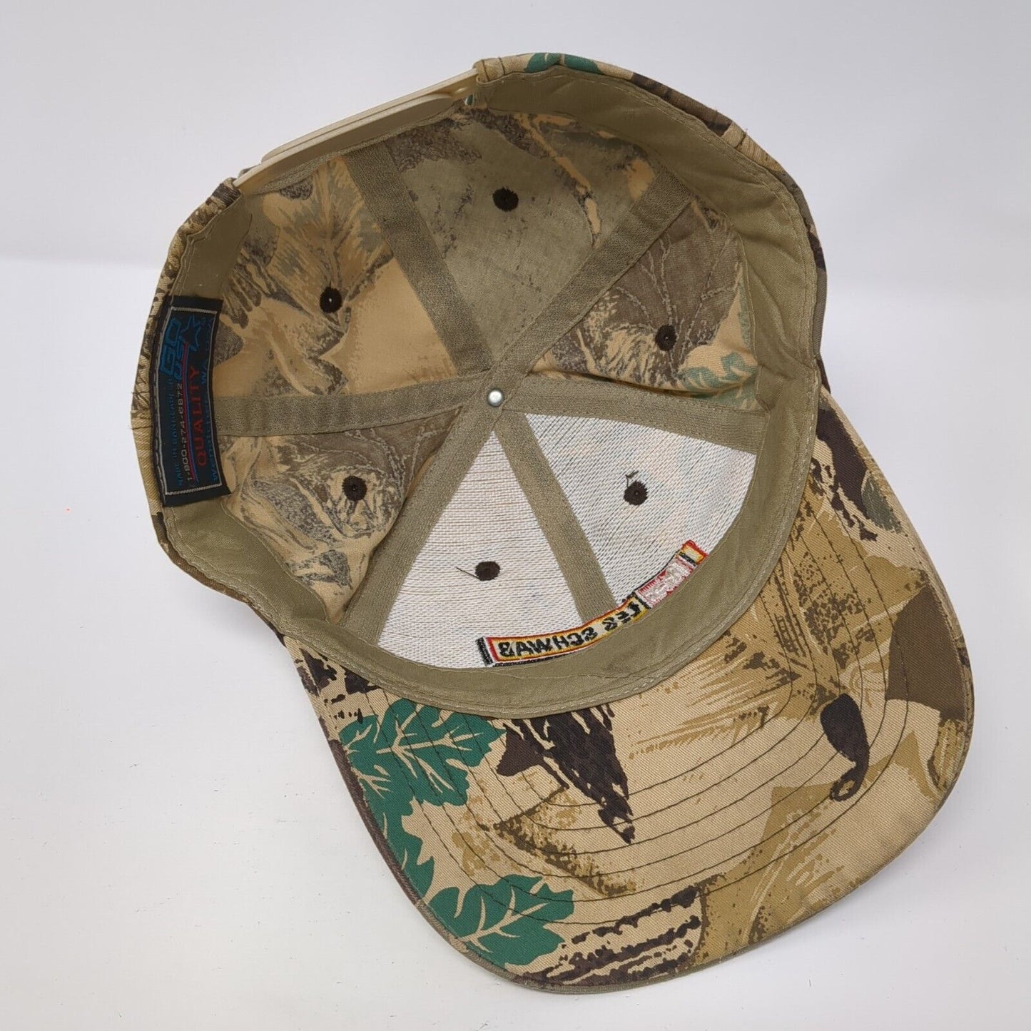 Tires Les Schwab Snapback Hat Camouflage One Size Adjustable Embroidered GO USA
