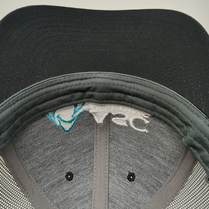 Richardson Trucker Hat Black Gray Blue One Size ASC Building Products Snapback