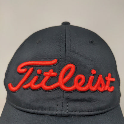 Titleist Men's Slideback Hat Black Prairie View Golf Club Embroidered Logo