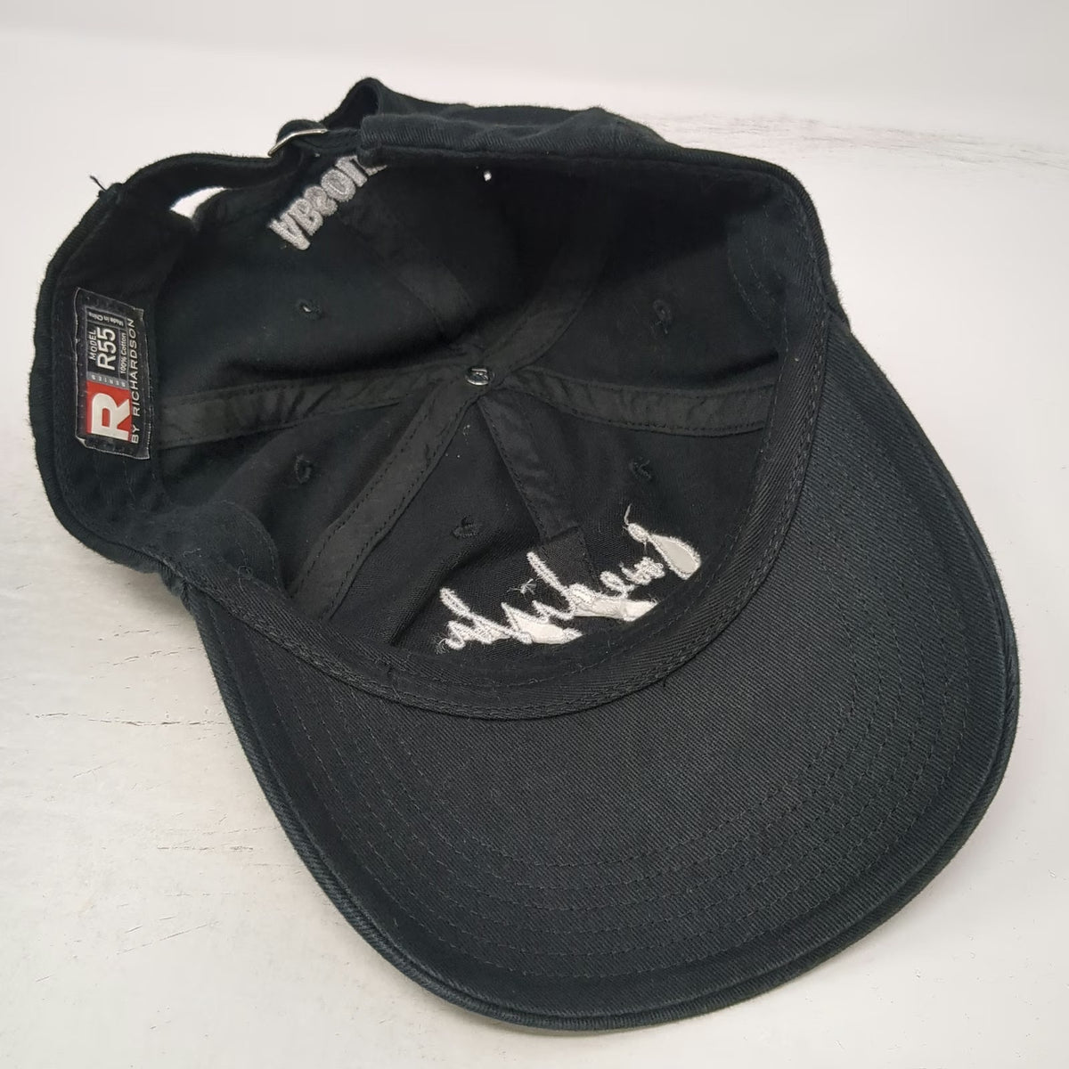 Richardson Baseball Cap Black One Size Absolut Swedish Vodka Hat Slideback