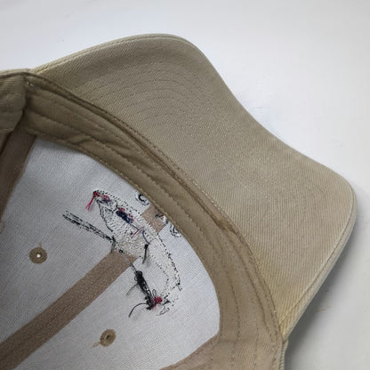 HeadShot Sikorsky S-76 Helicopter Beige One Size Baseball Cap Slideback Pin Hat