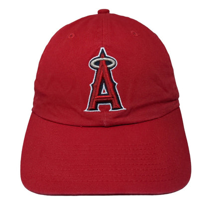 Anaheim Angels Slideback Hat Red OSFM Embroidered Logo New Era MLB