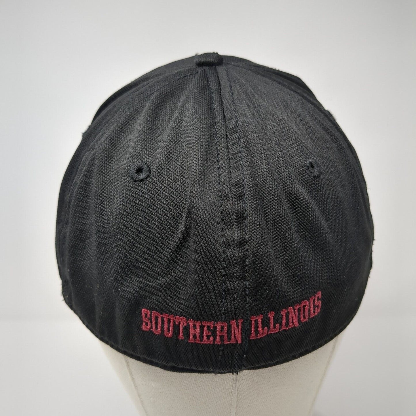 DB Southern Illinois Fitted Hat Black Medium Embroidered UAB300 Under Armour