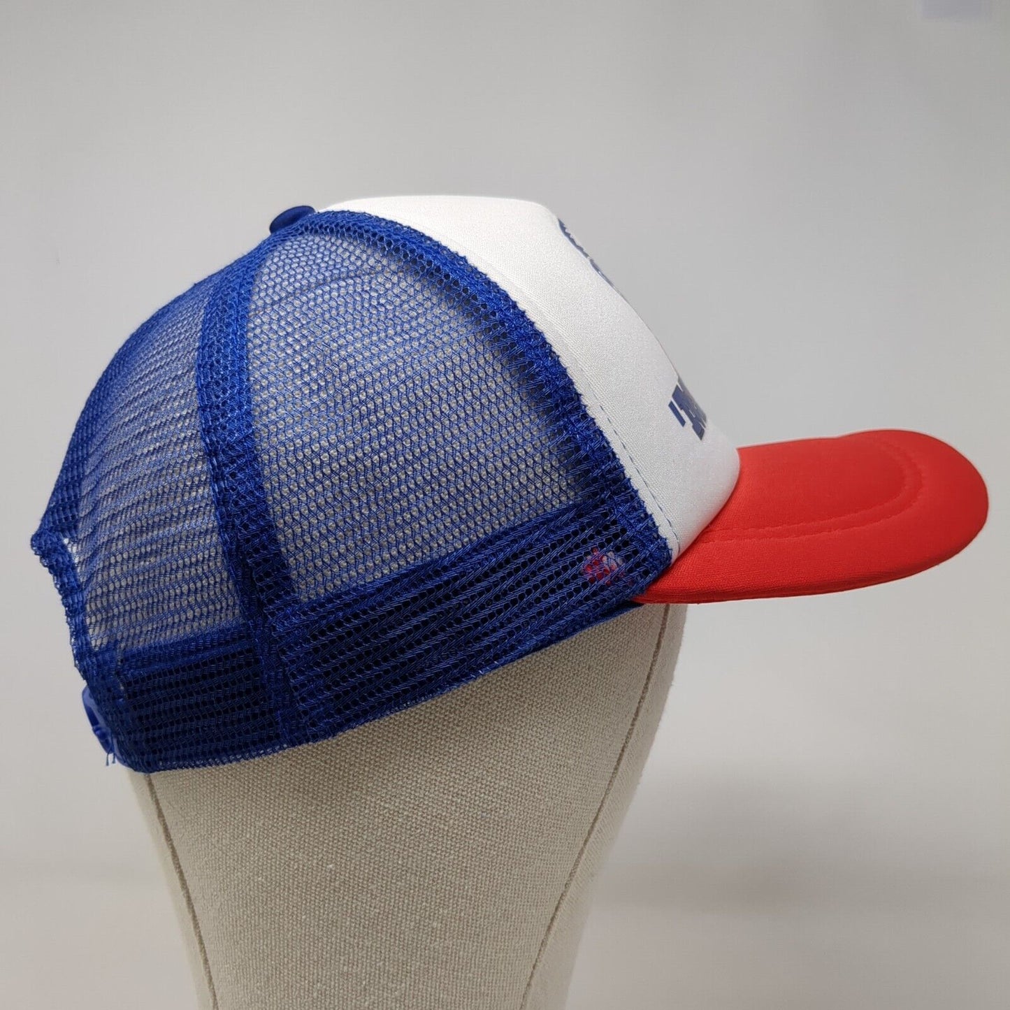 'Merica Bald Eagle Snapback Trucker Hat Multicolor One Size Mesh Back
