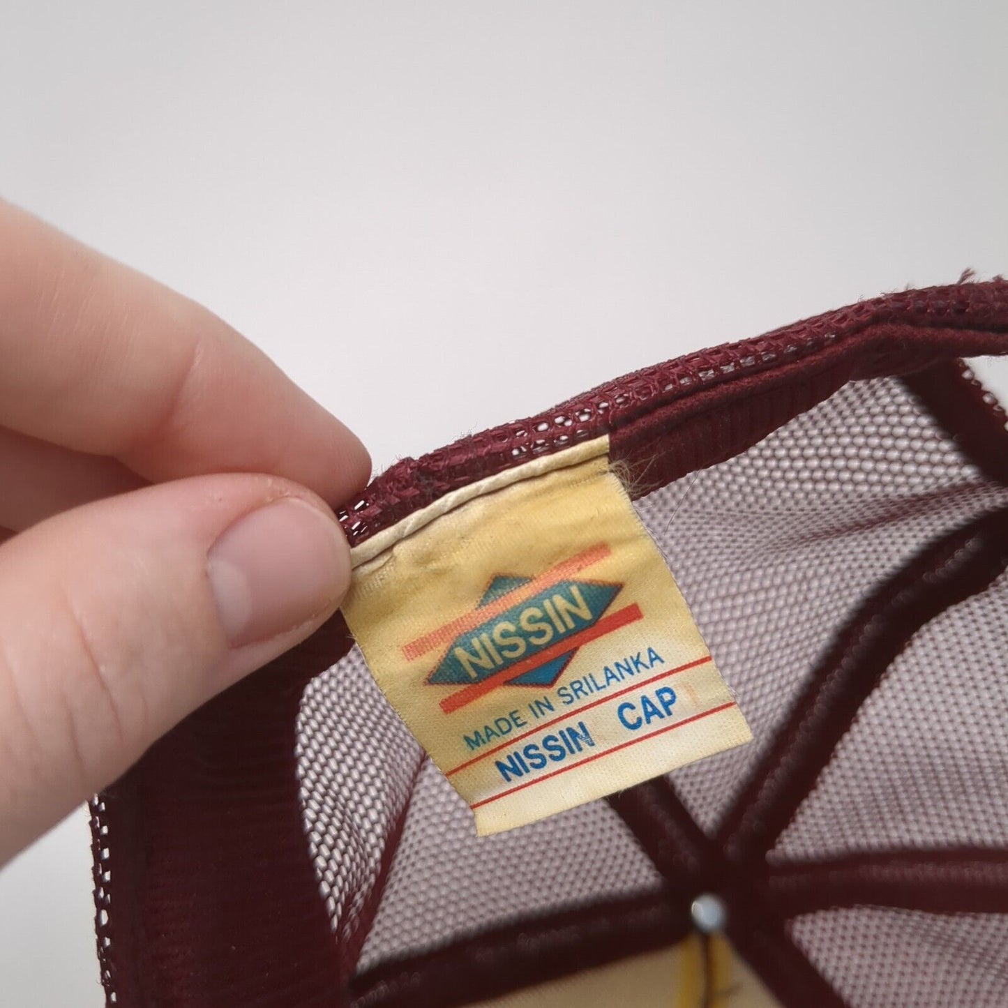 Gott's To Go Snapback Mesh Back Rope Trucker Hat Red One Size Nissin