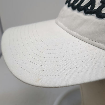 Titleist Baseball Cap White One Size Golf Slideback TSR Logo Gray Underbill Hat