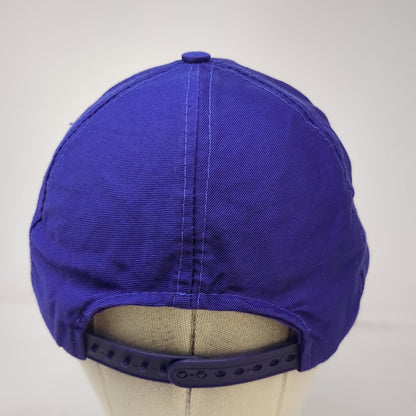 Sportcap 5 Panel Purple One Size Snapback Hat Old West Days Horse Embroidered