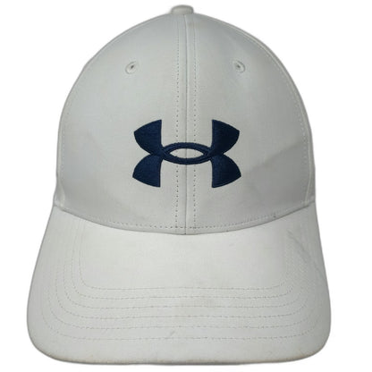 Under Armour Baseball Cap White One Size Strapback UA Golf Melia Polyester Hat
