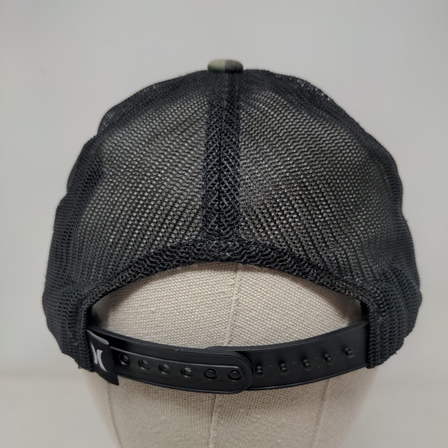 Hurley Snapback Mesh Back Trucker Hat Camouflage One Size Adjustable