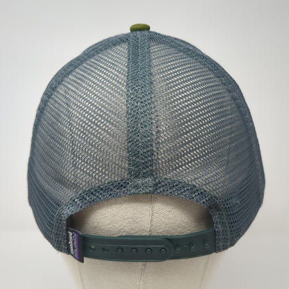 Patagonia Fitz Roy Bear Trucker Hat Multi One Size Embroidered Mesh Back