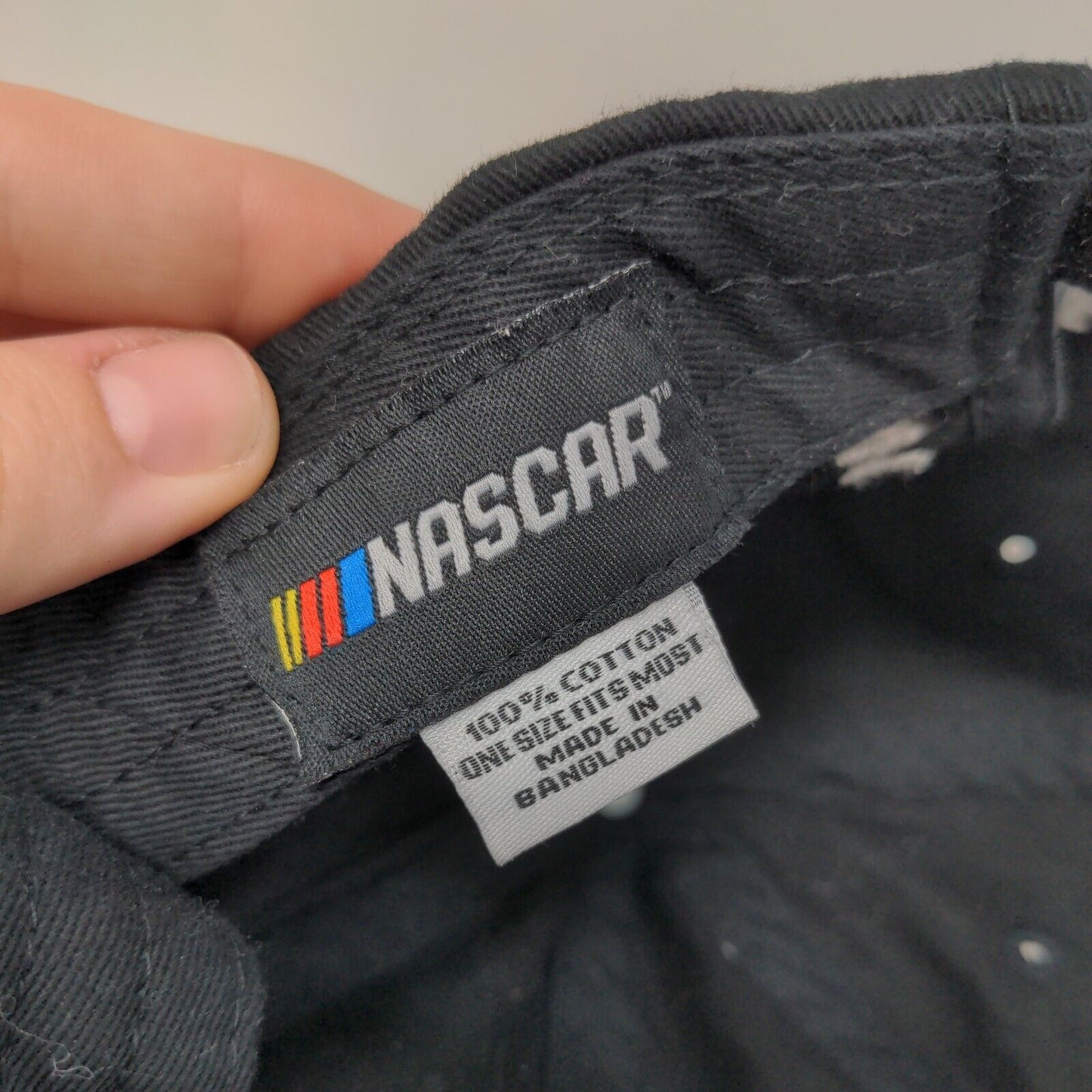 Daytona International Speedway Strapback Hat Black OSFM Nascar