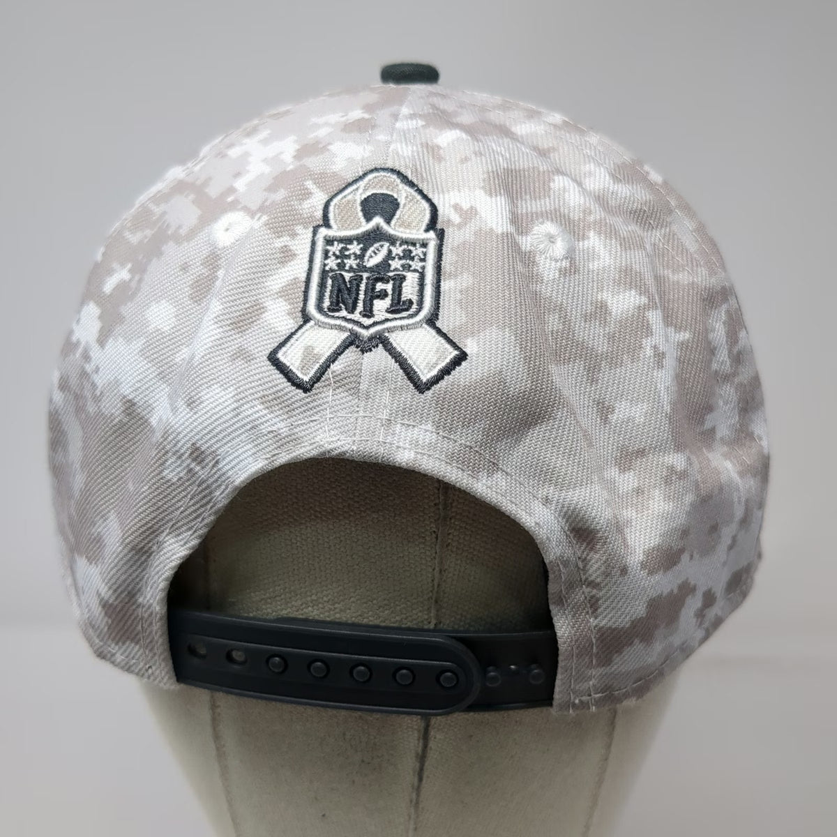 New England Patriots NFL New Era Snapback Gray L Salute to Service Camo Flat Hat