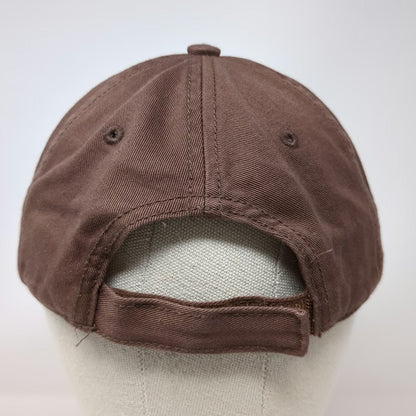 Sansegal Lagoon Baseball Cap Brown One Size Strapback Embroidered Cotton Hat