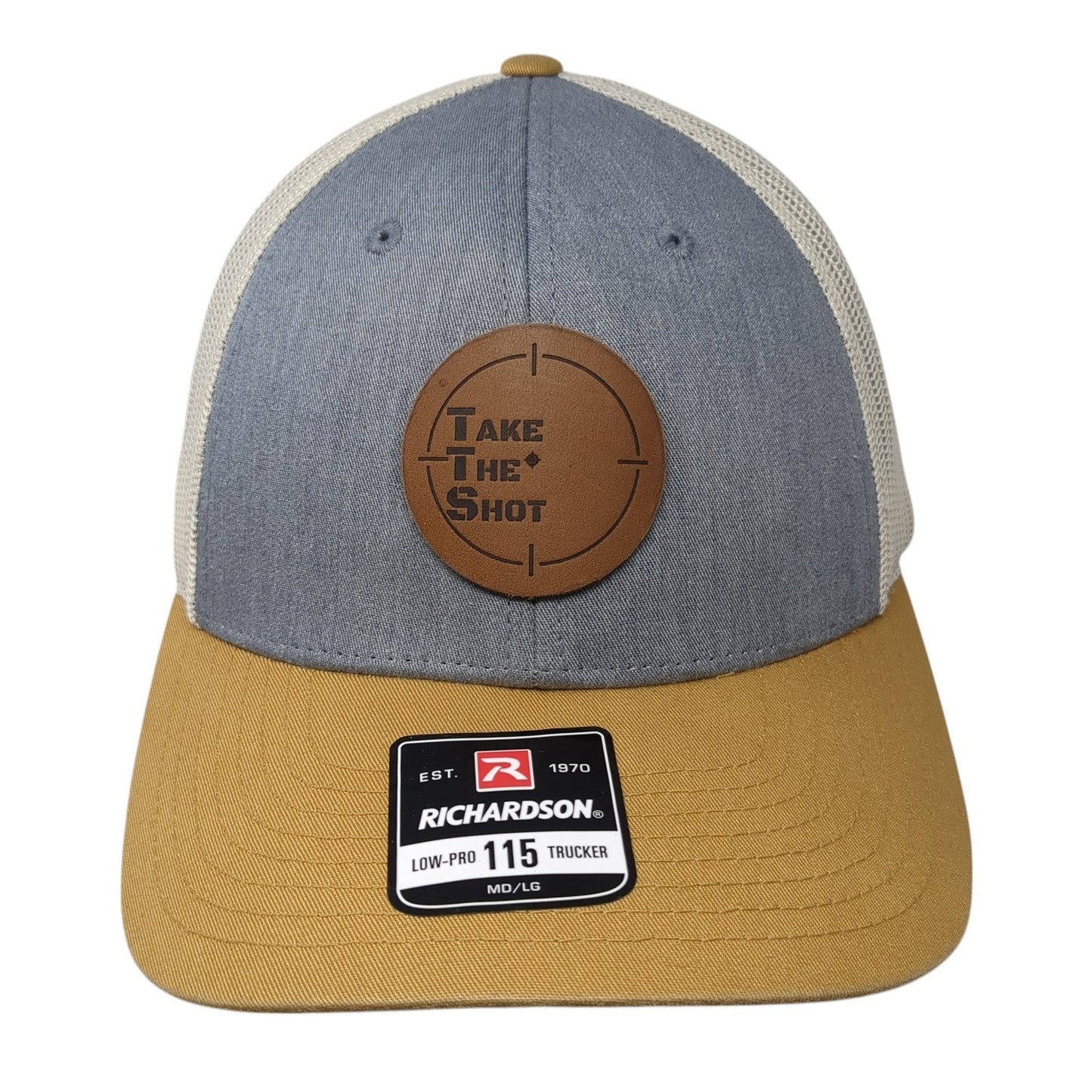 Take The Shot Snapback Trucker Hat Multi Large Adjustable Mesh Back Richardson