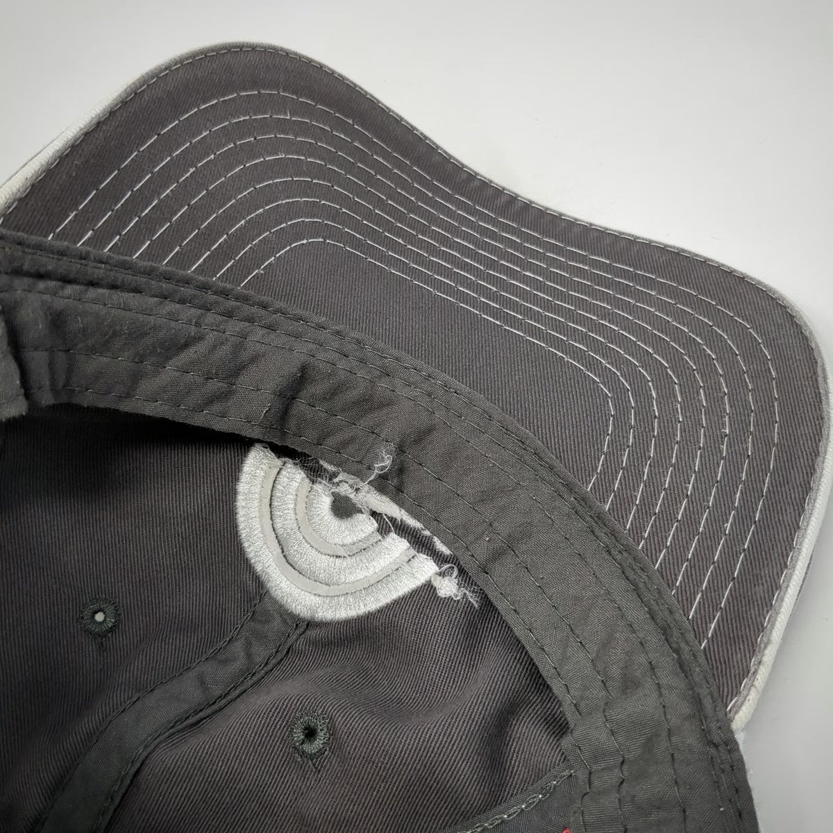 Outdoor Cap Trucker Hat Gray One Size Maibec US Canada Flags Mesh Snapback