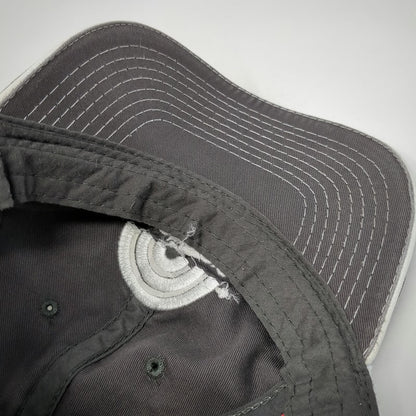 Outdoor Cap Trucker Hat Gray One Size Maibec US Canada Flags Mesh Snapback