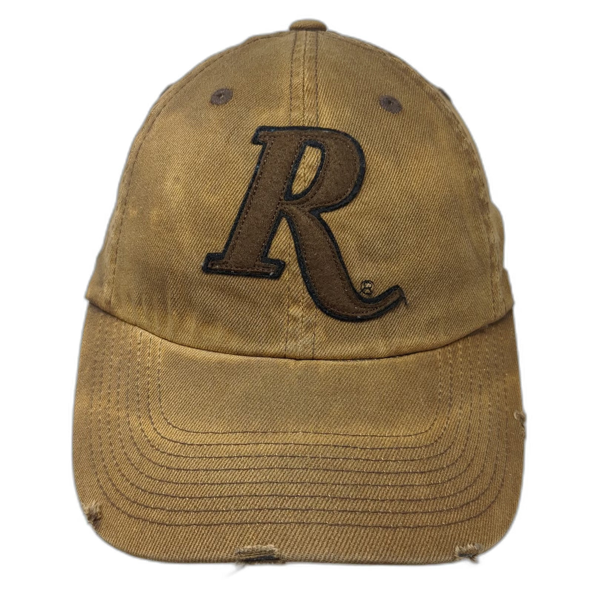 Remington Baseball Cap Brown One Size Proflex Stretch Fit Embroidered R Logo Hat