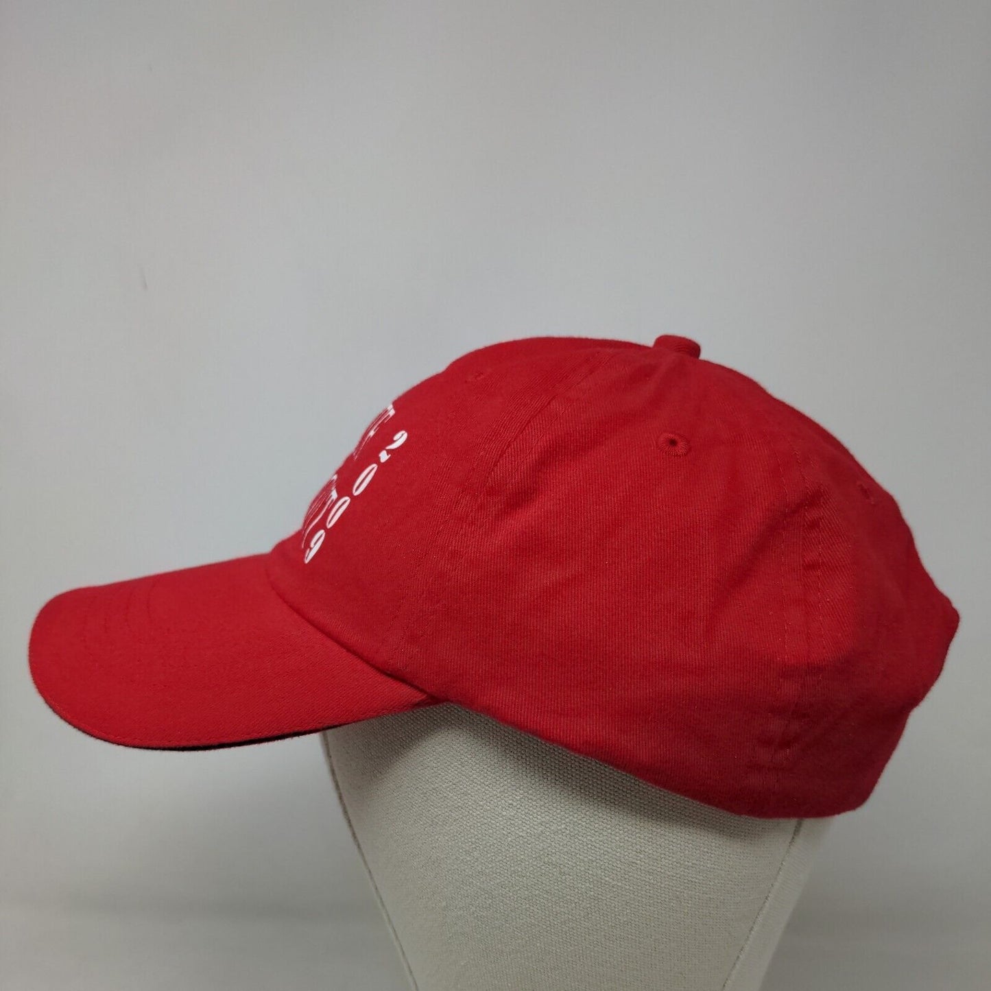 Otto Men's Strapback Hat Red OSFM VFW State Campout 2009 Graphic