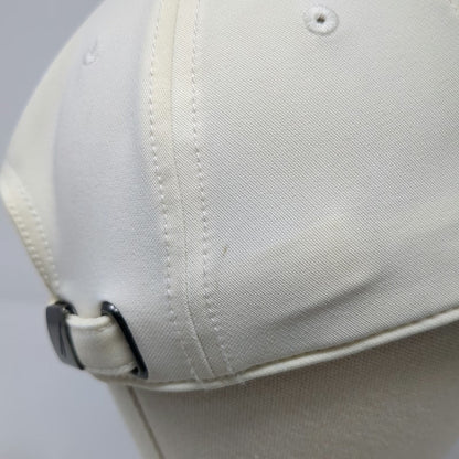 Nautica Baseball Cap White One Size Sail Logo Blue Side Bill Logo Adjustable Hat