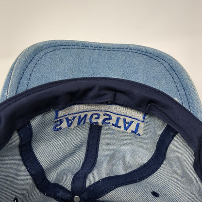 Sangstat The Transplant Company Slideback Hat Blue OS Adjustable Denim Luna Pier