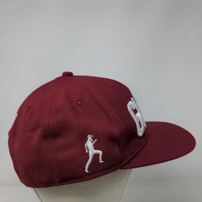 Gump 44 Snapback Hat Red One Size Embroidered 6 Panel Nostalgia