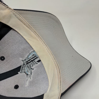 Florida Marlins Strapback Hat Black OSFM Embroidered Logo MLB OC Sports