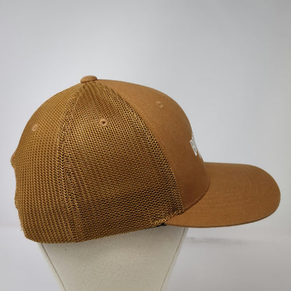 Carhartt Trucker Hat Brown One Size Boise Co-op Market Snapback Mesh Back