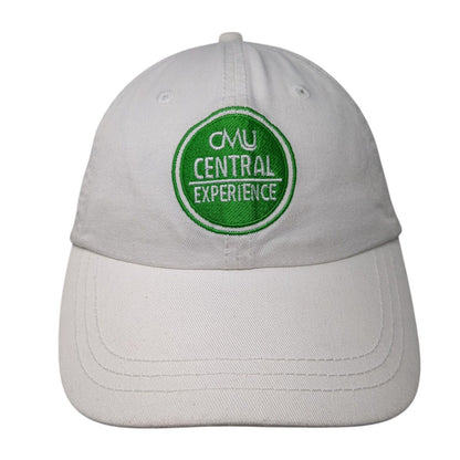 CMU Central Experience Slideback Hat White OS Adjustable Embroidered Sportsman
