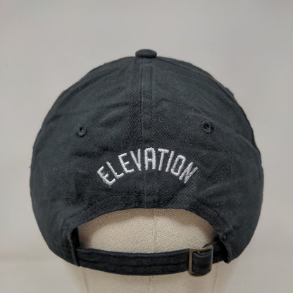 GVL ELevation Slideback Hat Black One Size Adjustable Embroidered Cotton BIG X