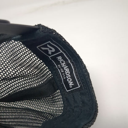 Richardson Trucker Hat Black One Size Snapback Saint Alphonsus Food Nutrition