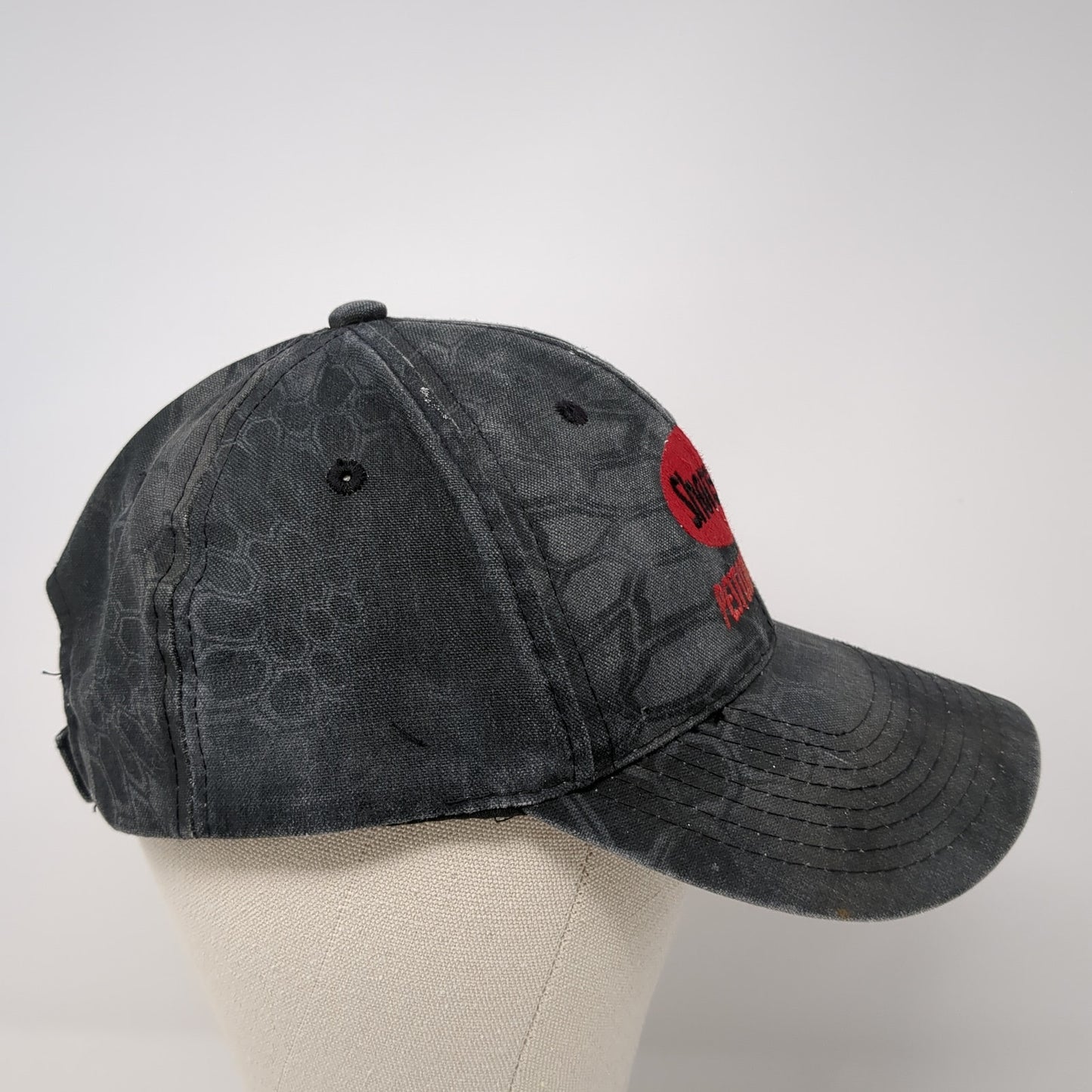 Shore-Line Pest Control Inc. Strapback Hat Multi Camo One Size Adjustable