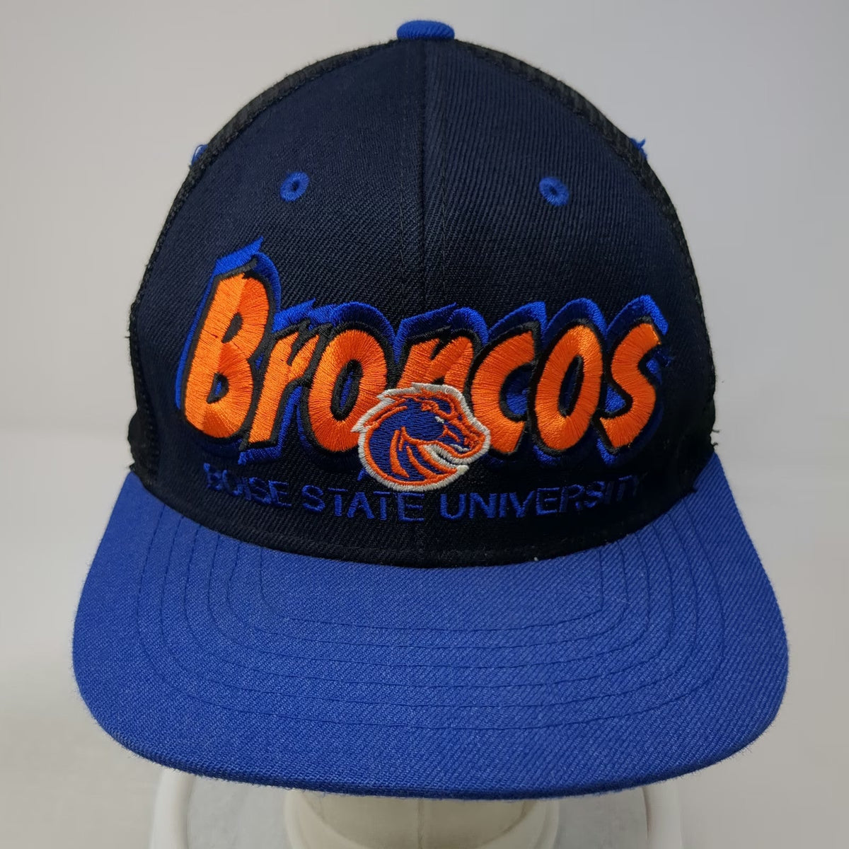 Boise State Broncos NCAA Top of the World Trucker Hat Blue One Size Snapback