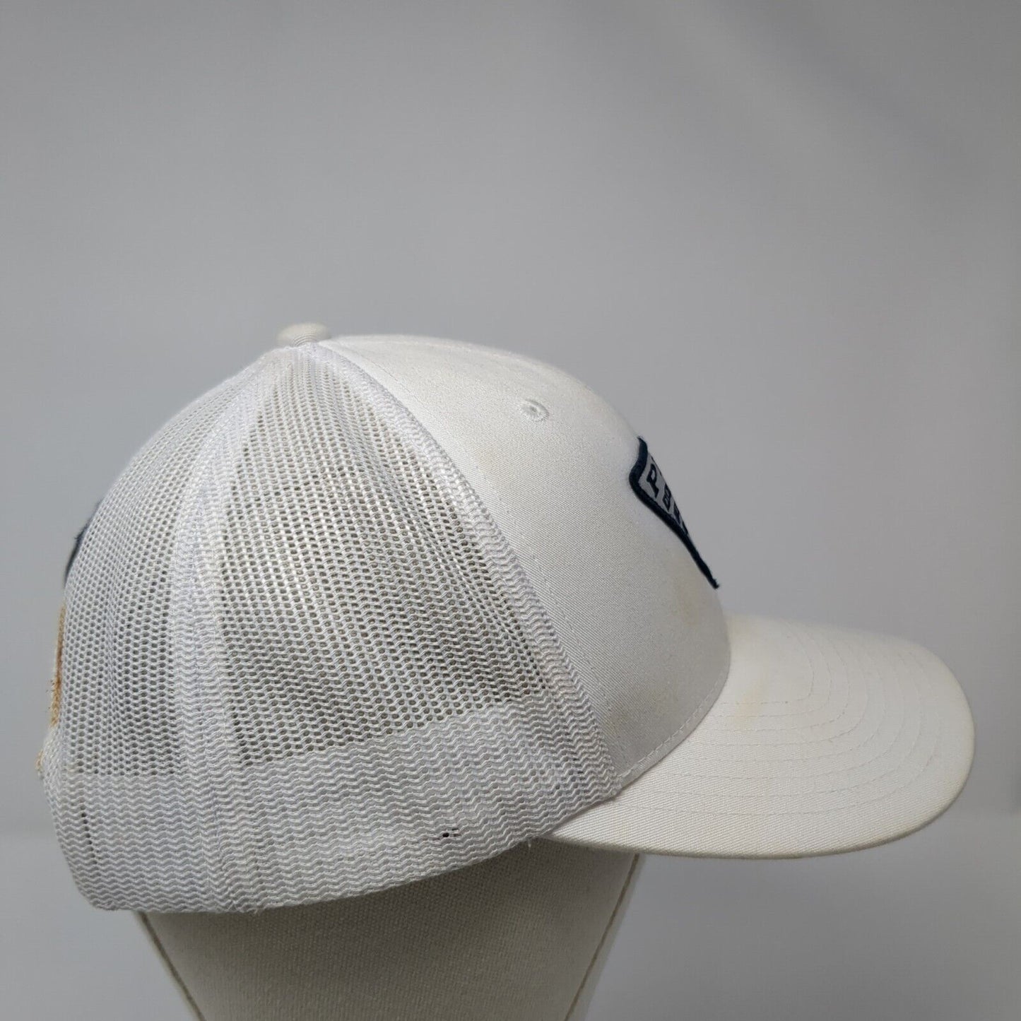 Columbia PFG Patch Snapback Trucker Hat White One Size Mesh Back Solid
