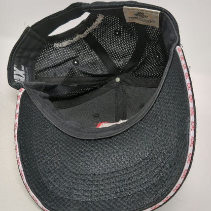 Triple Crown Baseball Cap Black One Size Koike Cutting Welding Strapback Hat