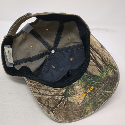 Carhartt Baseball Cap Brown One Size Camo Underbrim Since 1889 Hat Strapback
