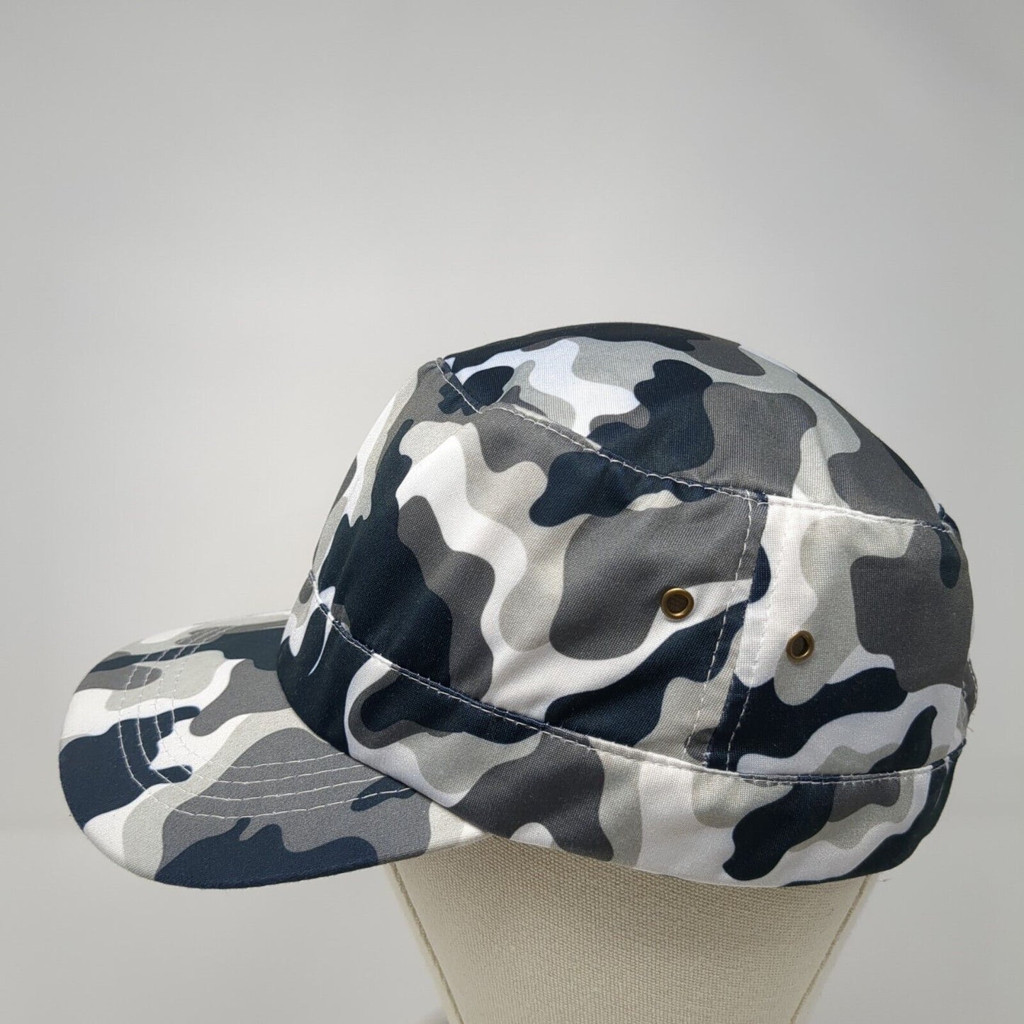 Unbranded Cadet Army Cap Camouflage One Size Adjustable Vented Holes Blank