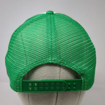 Sea Isle Spiked Iced Tea Trucker Hat Green One Size Mesh Snapback Foam Front Cap