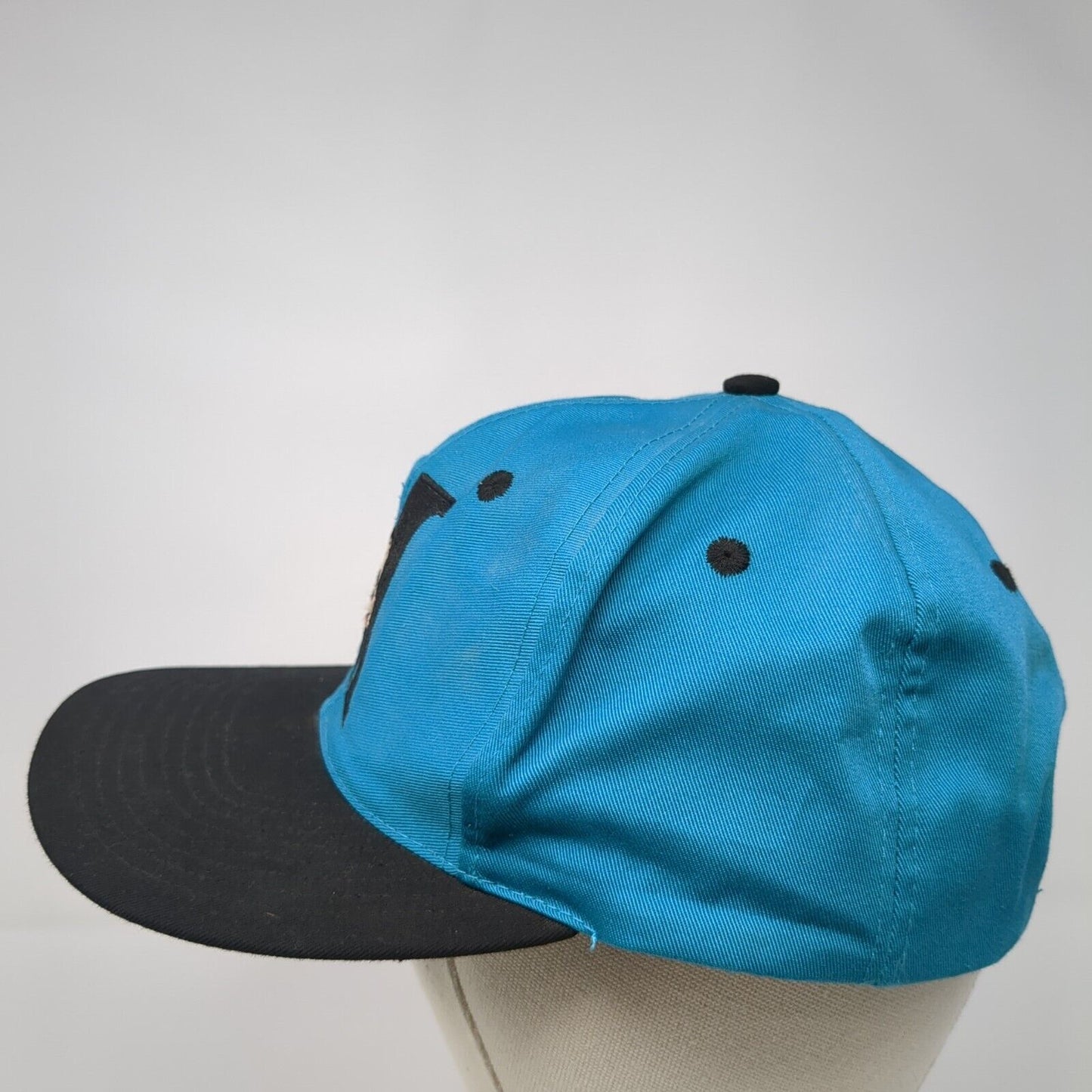 Mickey Mouse Snapback Hat Blue One Size Adjustable Embroidered Goofy's Hat Co