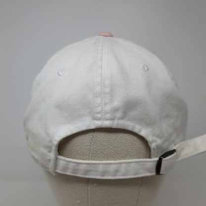 American Needle Baseball Cap White Pink One Size Chicago Cubs W Hat Slideback