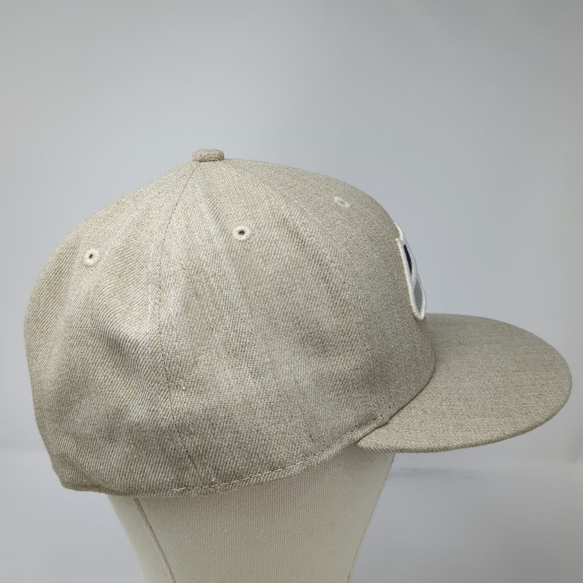 New Era Seattle Seahawks NFL Cap Beige 7 1/2 59FIFTY Fitted Hat Logo