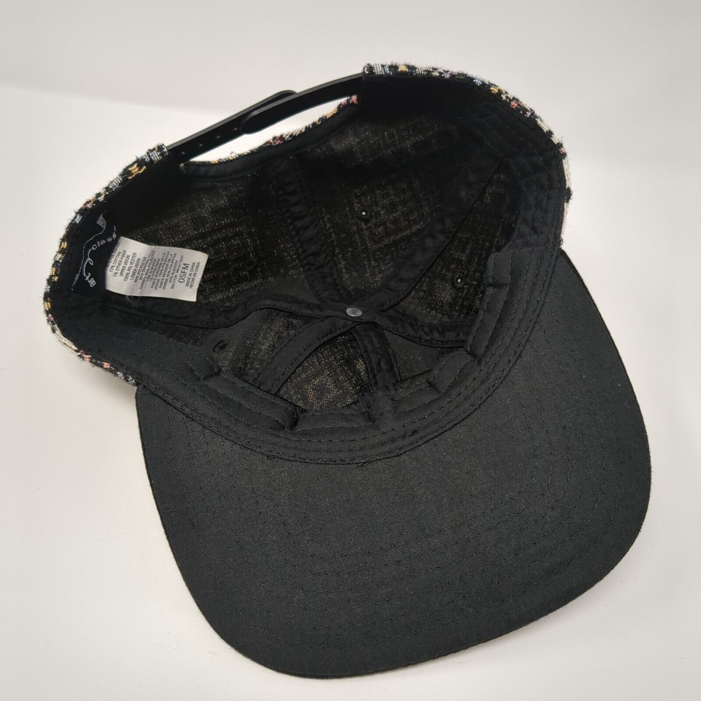 Art Class Snapback Hat Multi One Size Adjustable Geometric Colorblock