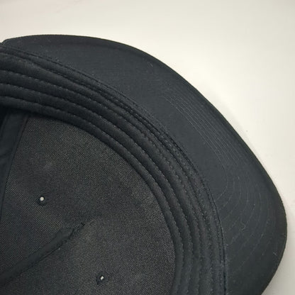 Illuminarium 5 Panel Black Hat Flat Bill Sonic Weld Snapback Rainbow W/Tags