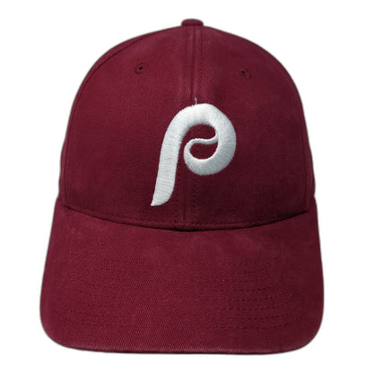 Fan Favorite Philadelphia Phillies MLB Baseball Cap Red OSFM Strapback P Logo