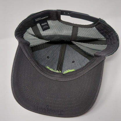 Idaho Central Credit Union Youth Snapback Trucker Hat Gray OS Port Authority