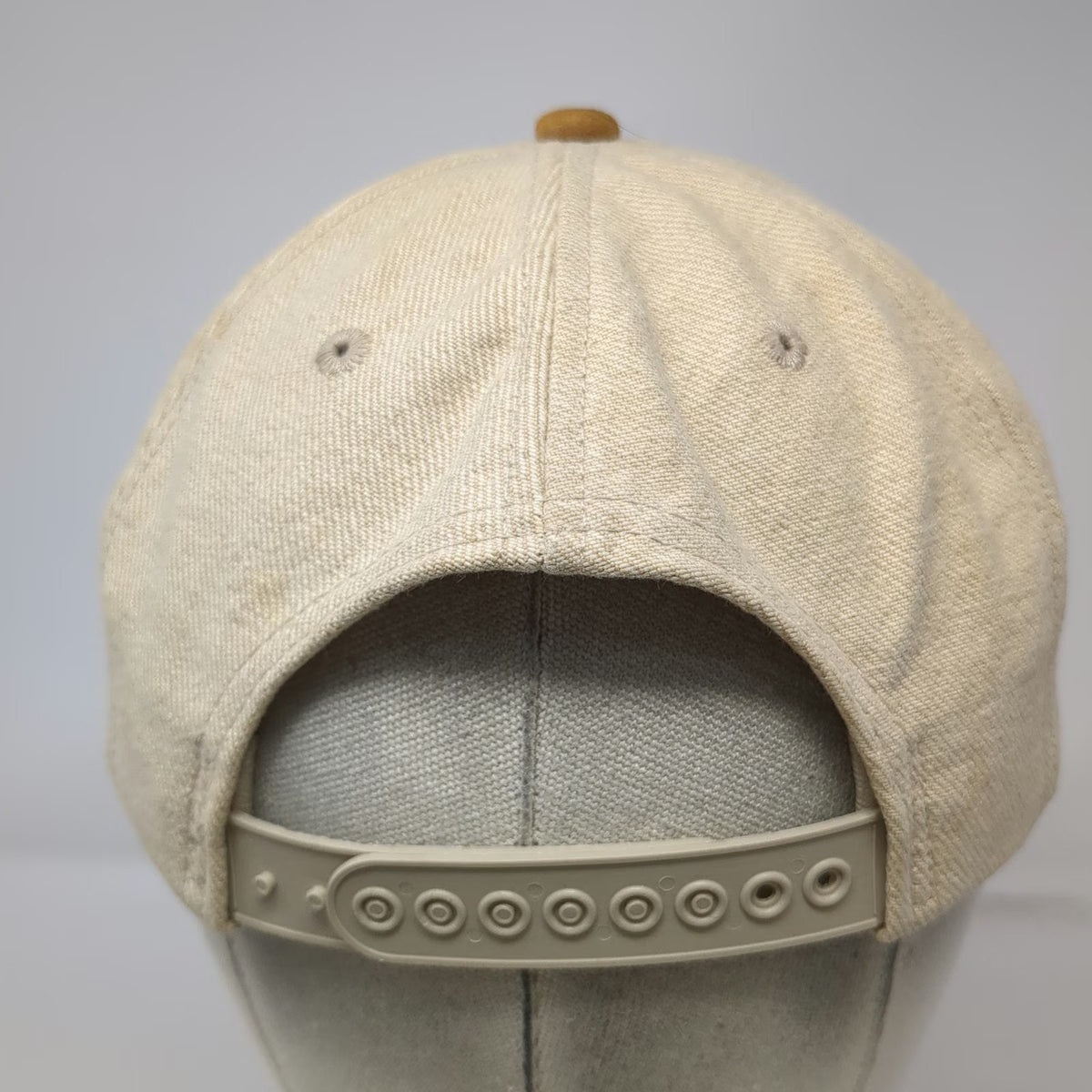 America's Legend Snapback Hat Beige One Size Boise Cascade Suede Brim Wildlife